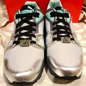 Puma Mens XS 850 Metallic Shoes Sneakers Size 11 Vapor Blue / Ocean Wave NIB New